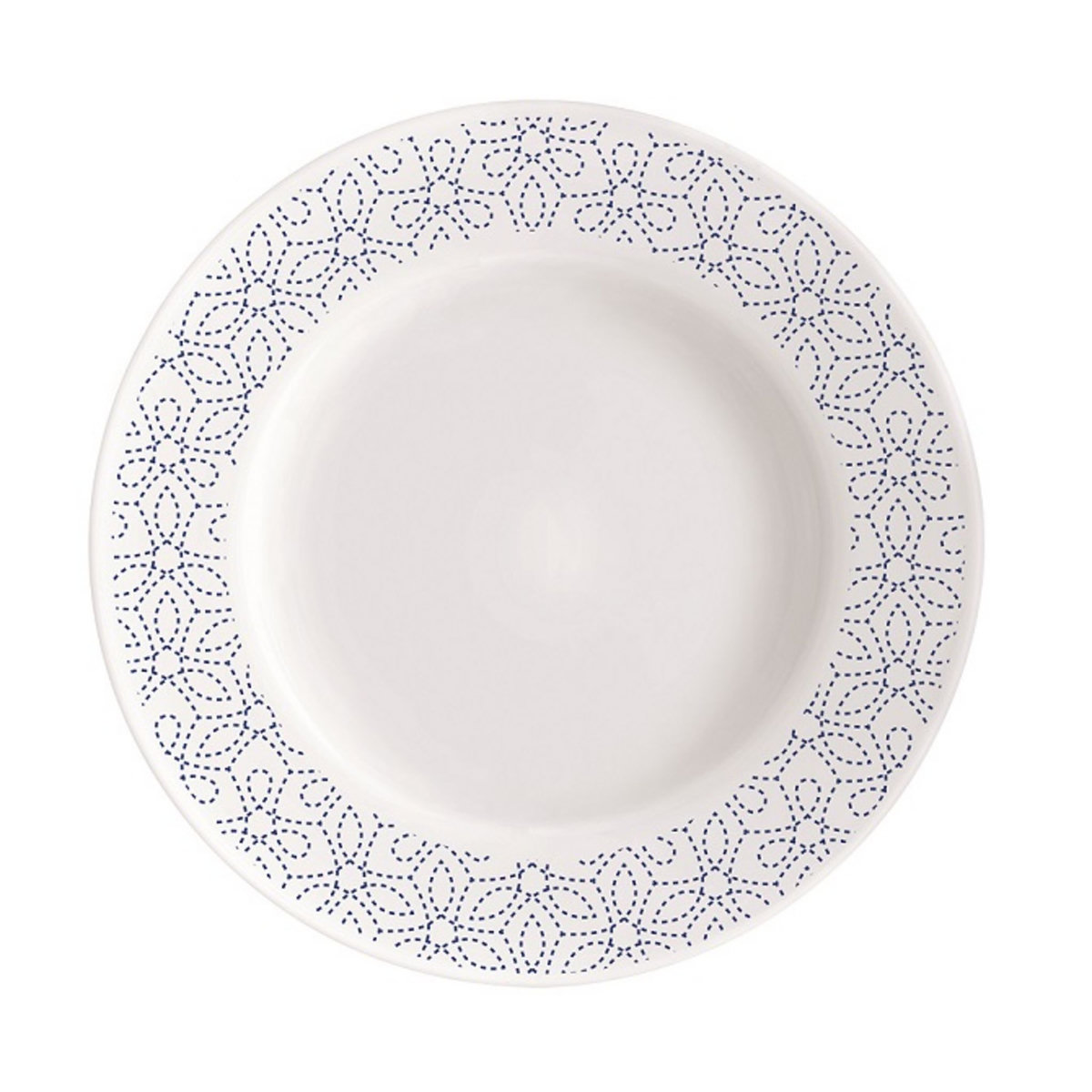 Service d'assiettes de 18 pièces Opale  Bormioli "RICAMO" 