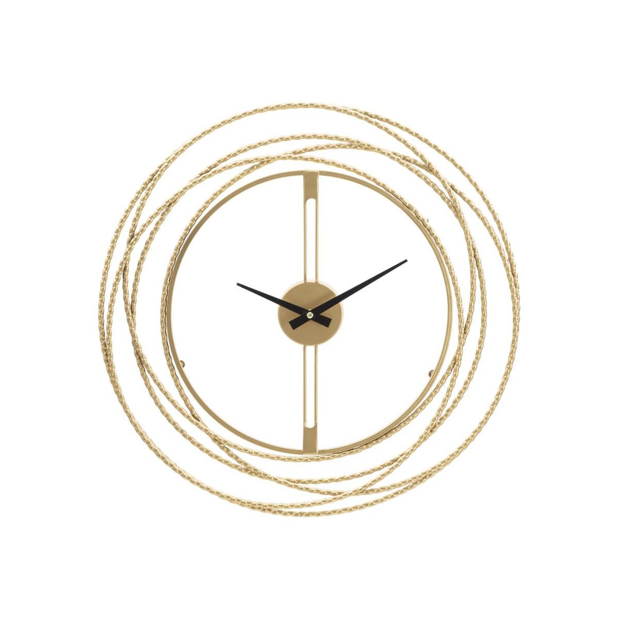 Paris Prix Horloge Murale en Métal  Strips  50cm Or