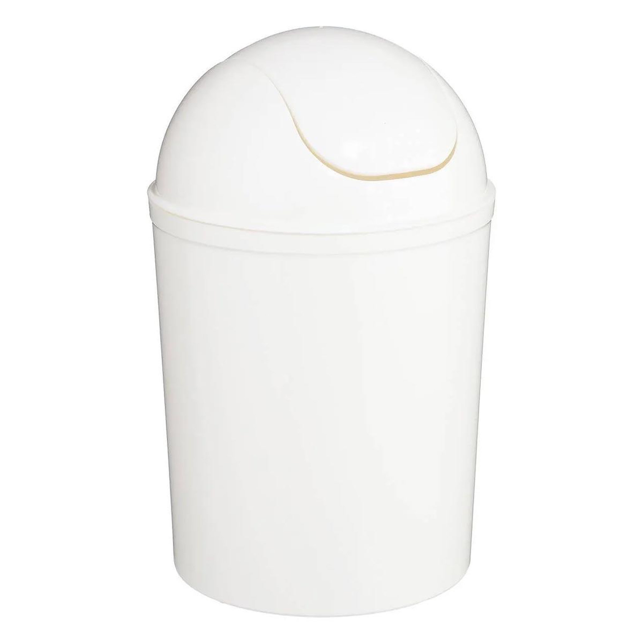 B BASIC & CO Poubelle de salle de bain   essential  7l blanc