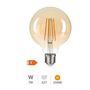 Voir la diapositive 2 : Gsc Ampoule LED Vintage G80 7W 2500K