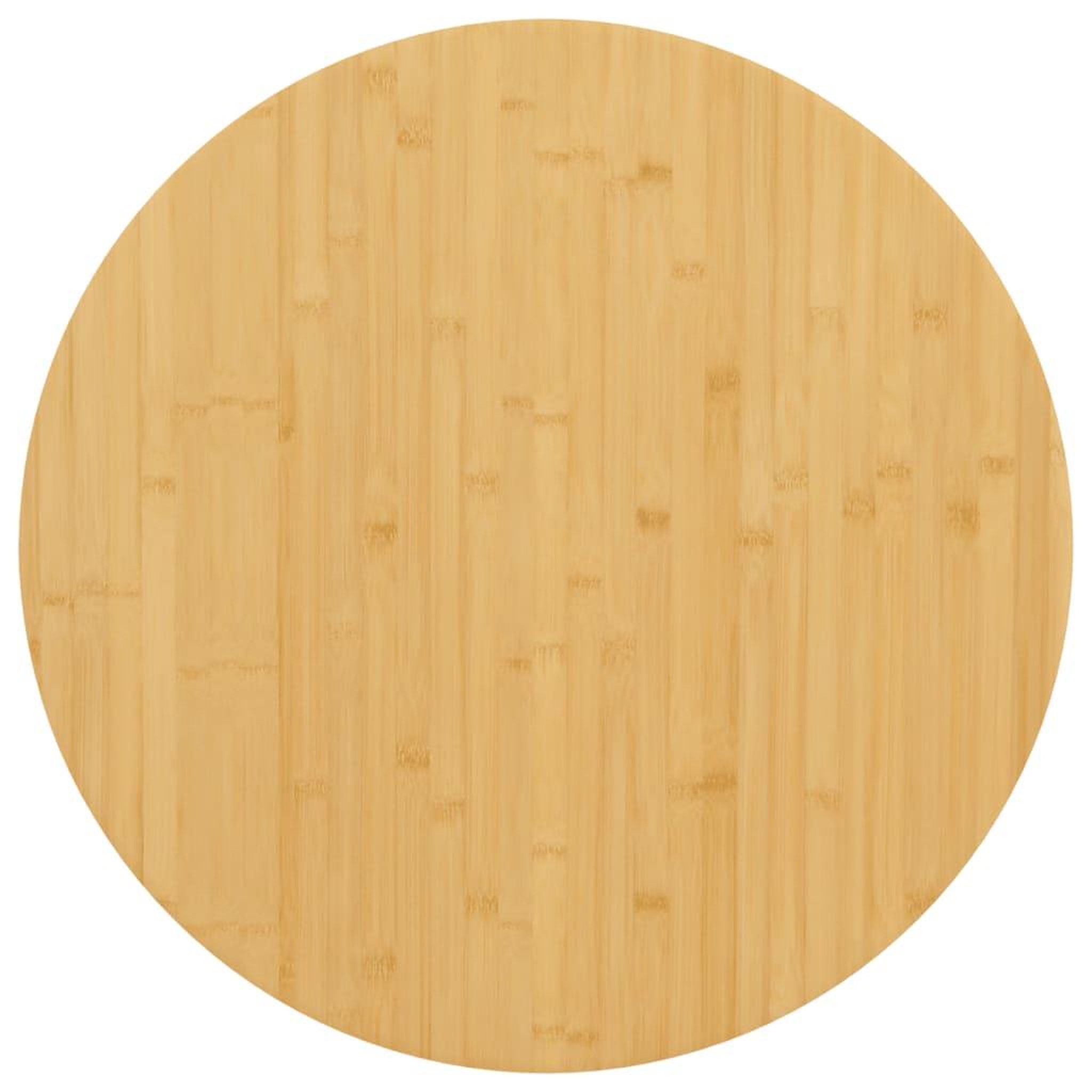 VIDAXL Dessus de table Ø60x4 cm bambou