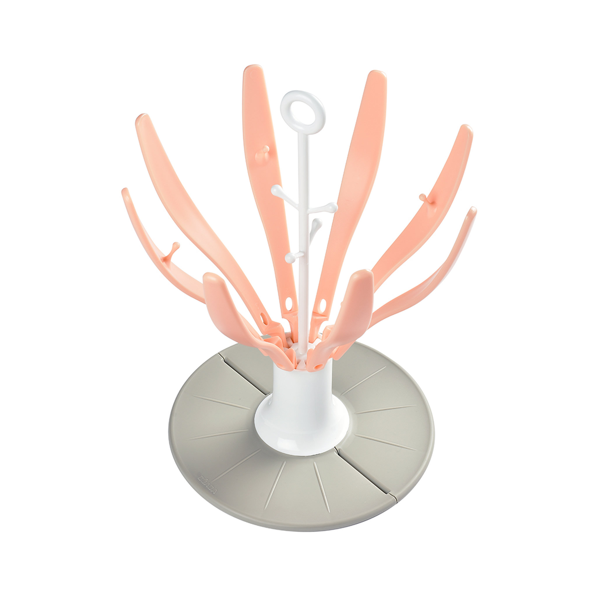 Voir la diapositive 2 : BEABA Égoutte Biberon pliable Flower rose