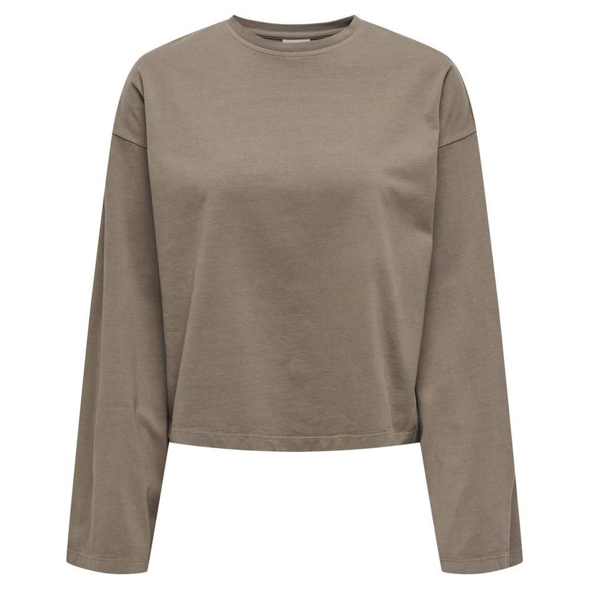 Voir la diapositive 1 : JACQUELINE DE YONG T-Shirt Manches Longues Marron Femme JDY Washed