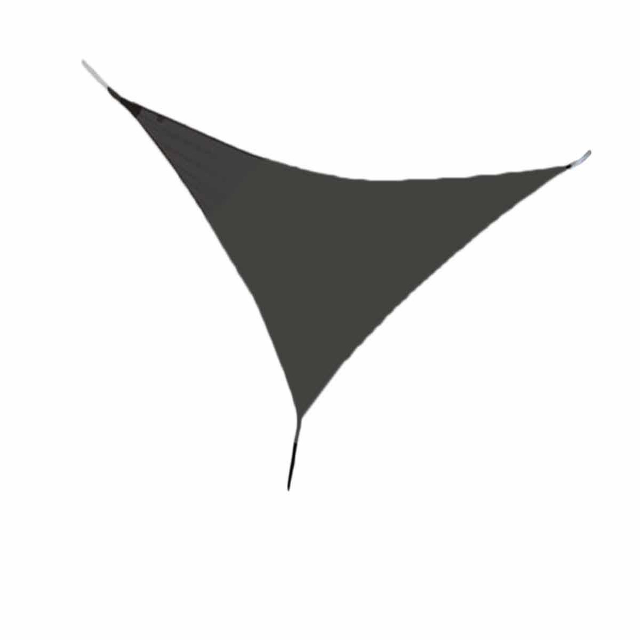 Jardiline Voile d'ombrage triangulaire serenity 3,60 x 3,60 x 3,60 m - noir - jardiline