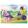 Voir la diapositive 3 : PLAYMOBIL 70401 - 1.2.3 - Calèche avec licorne et fée