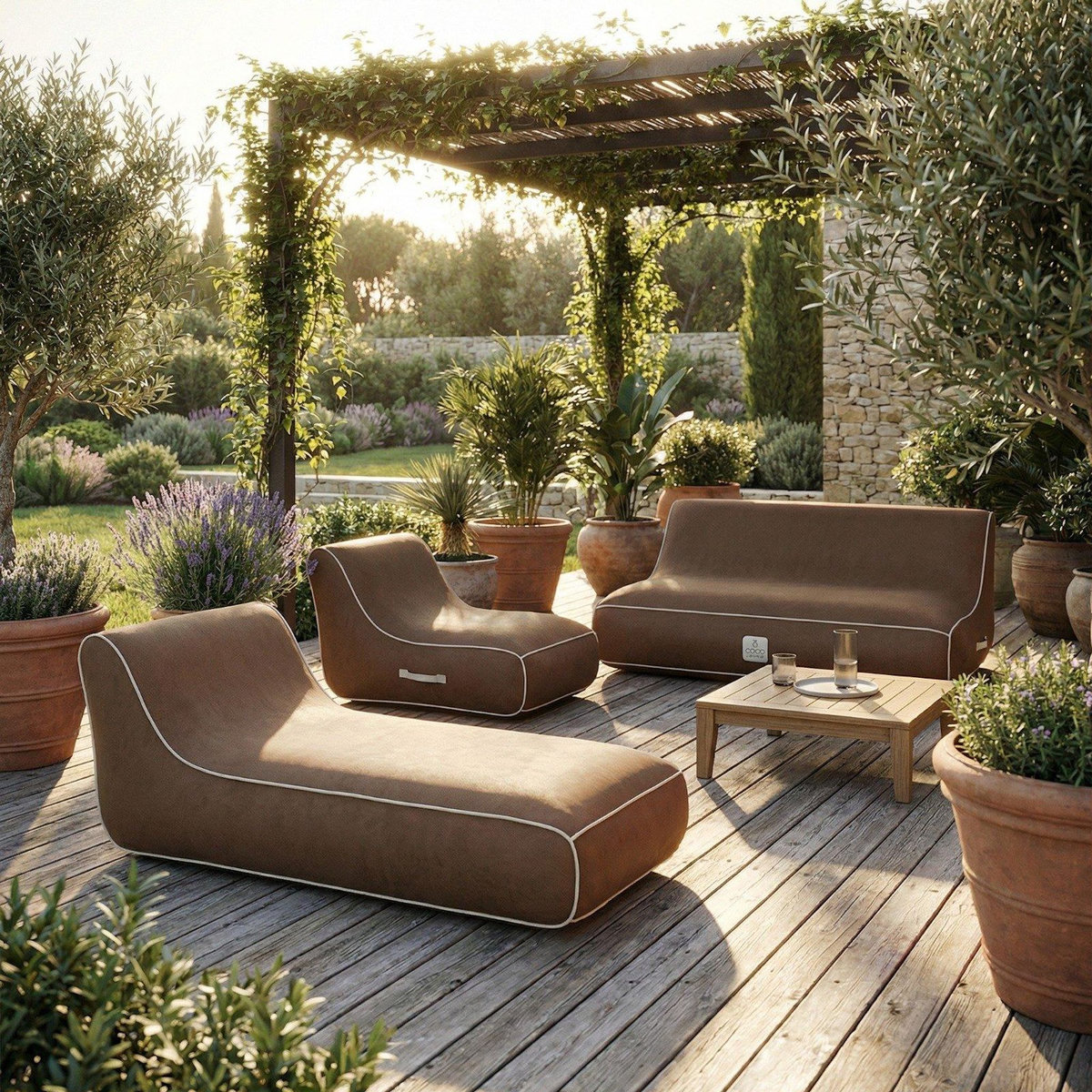 COCO LOUNGE Coco Lounge Salon de jardin gonflable - Plusieurs coloris disponibles