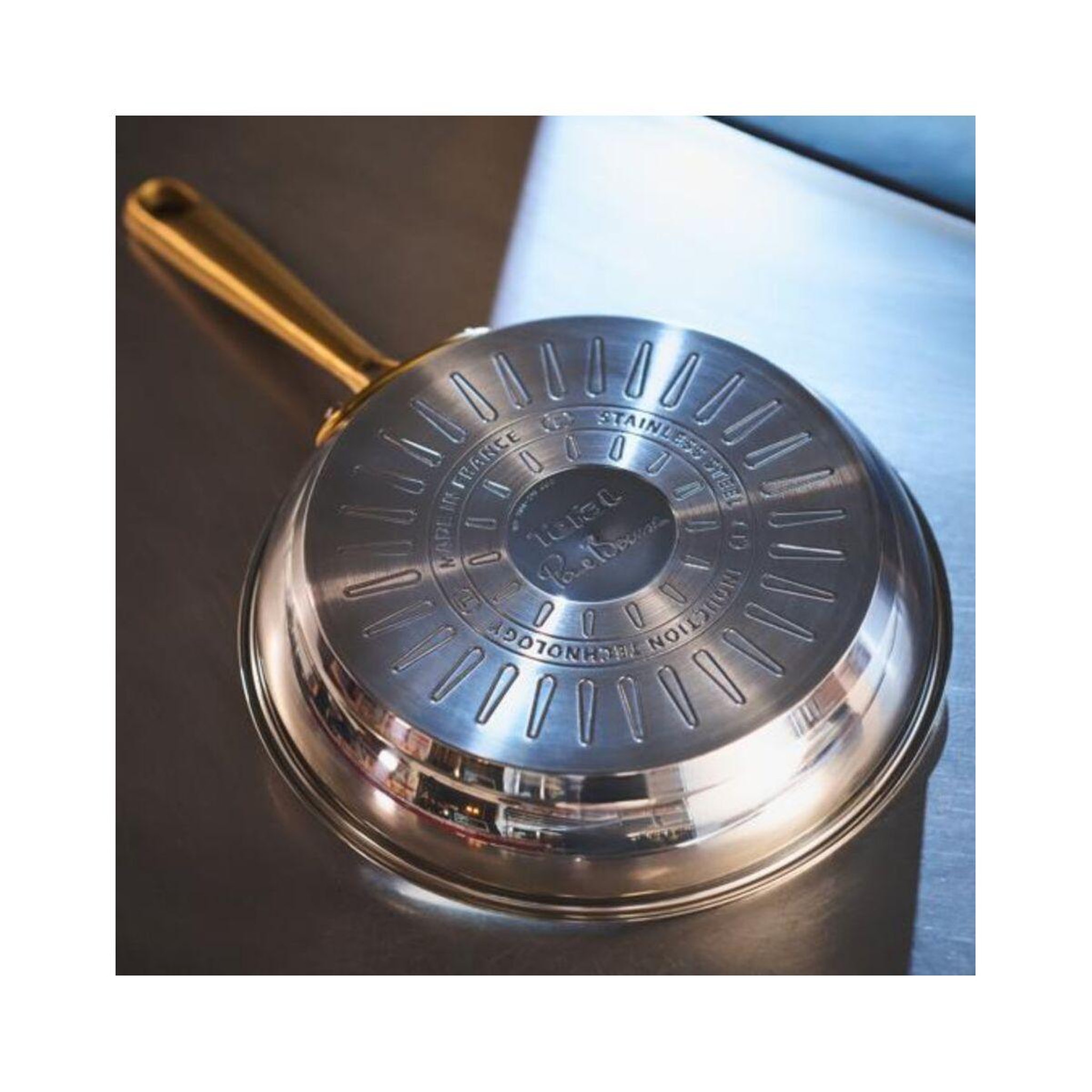 Voir la diapositive 4 : TEFAL Poêle 24cm inox bocuse edition