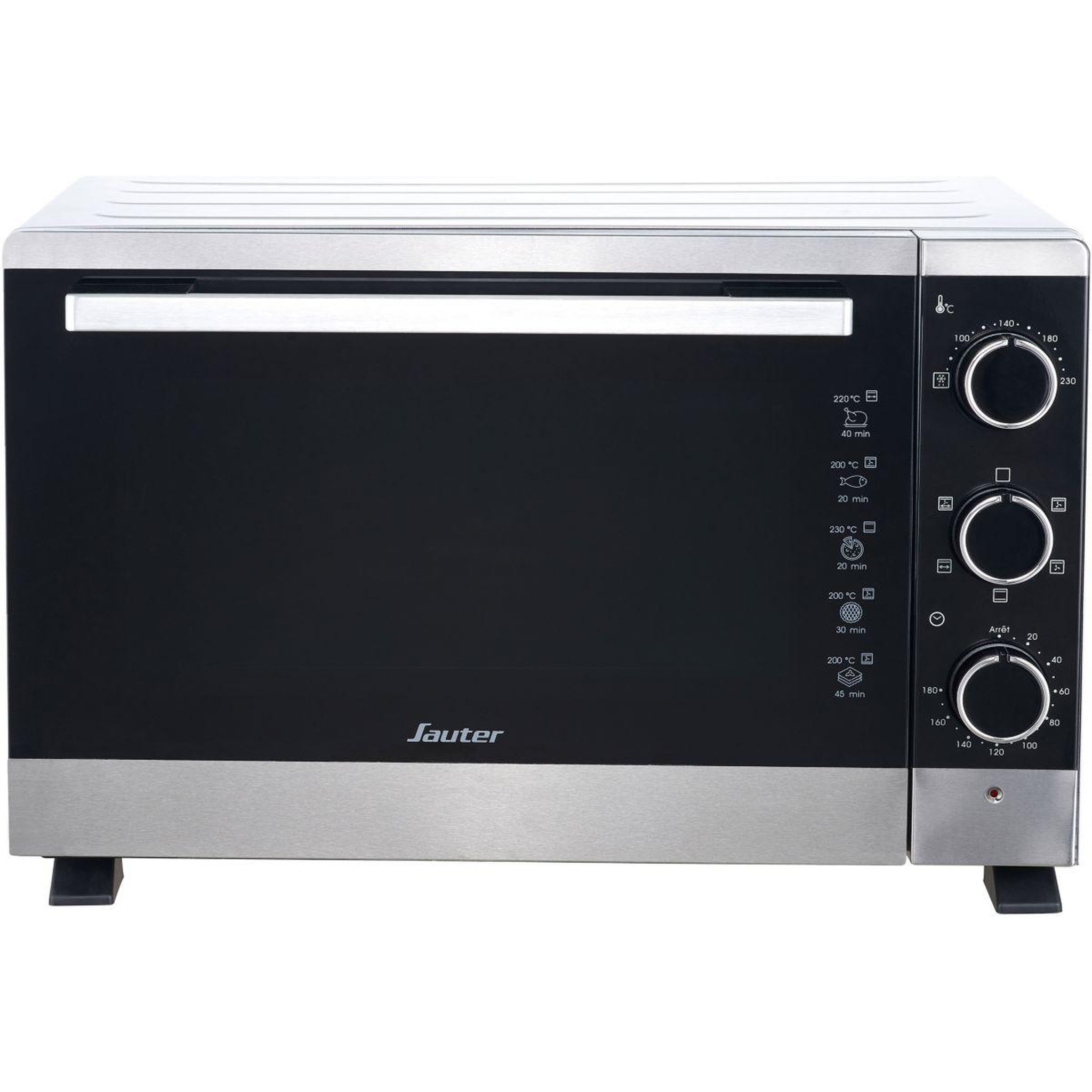 Voir la diapositive 1 : Sauter Mini four 60l 2200w silver - SMF60MX