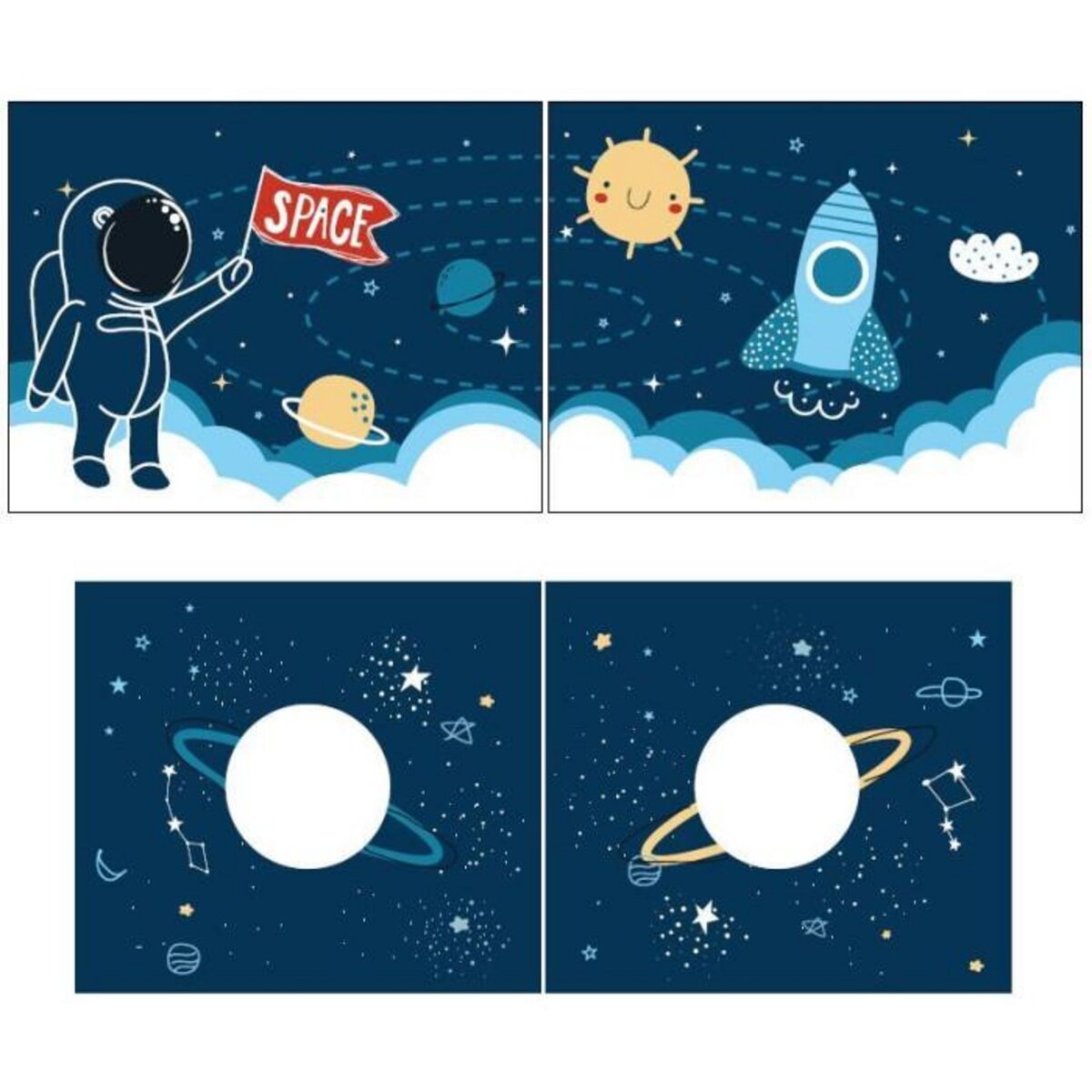 Paris Prix Lit Enfant Tente  Scott Space Shuttle  90x200cm Blanc