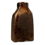 Paris Prix Vase Déco en Verre  Lester  34cm Marron Foncé