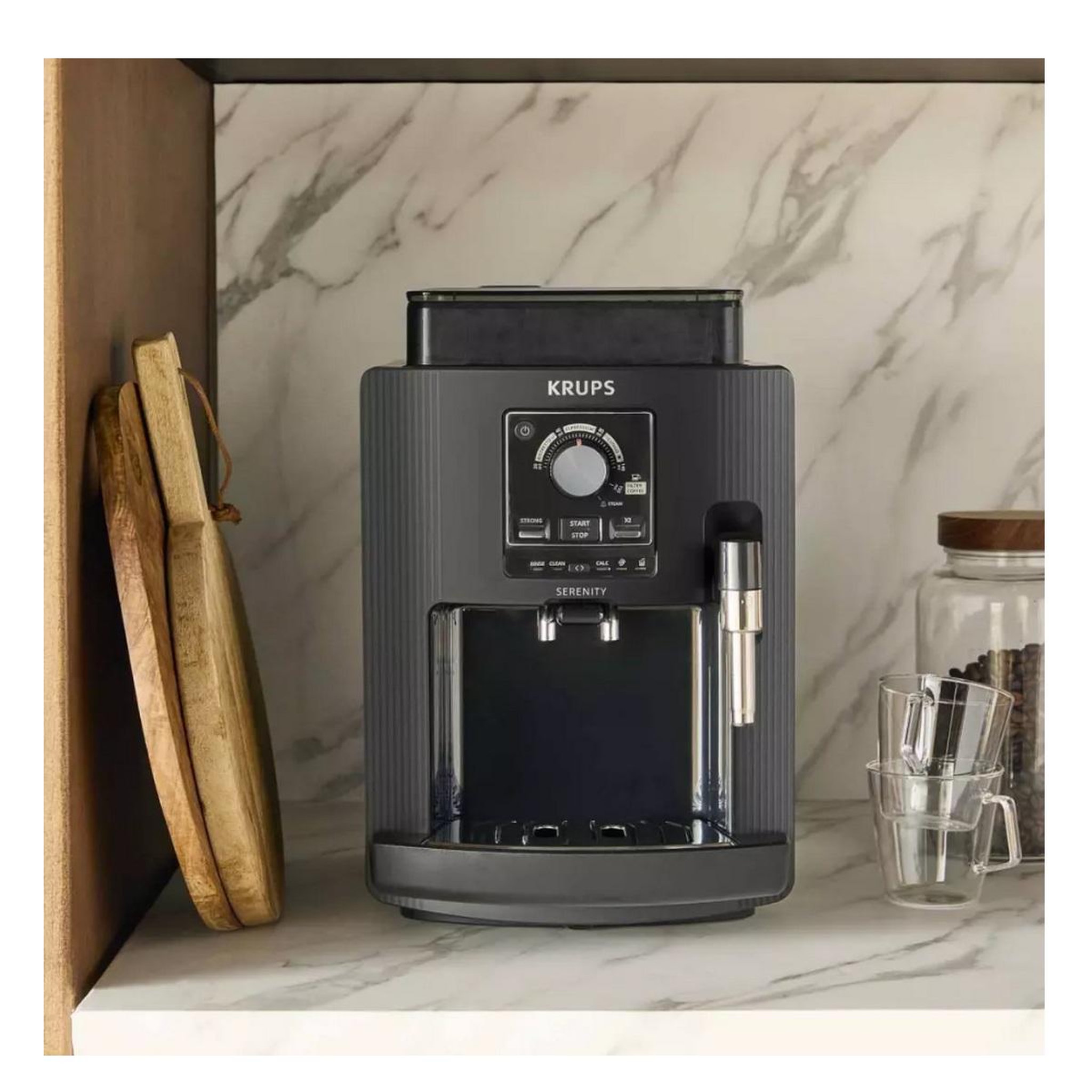 Voir la diapositive 4 : KRUPS Robot café 15 bars noir - ea4008e0