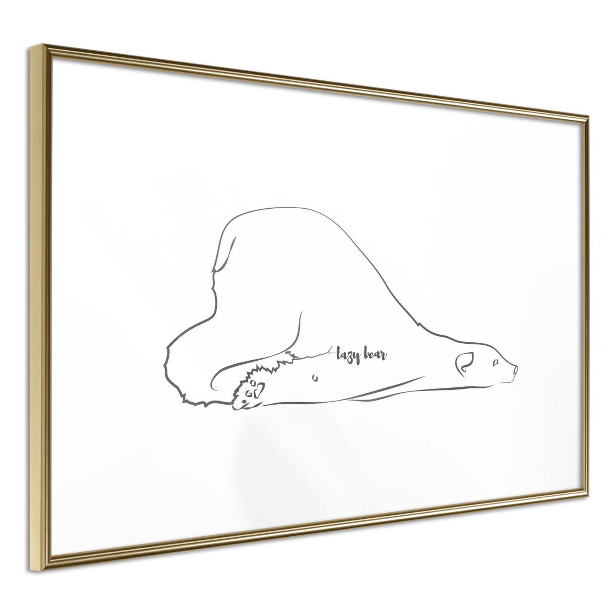 Paris Prix Affiche murale encadrée  resting polar bear