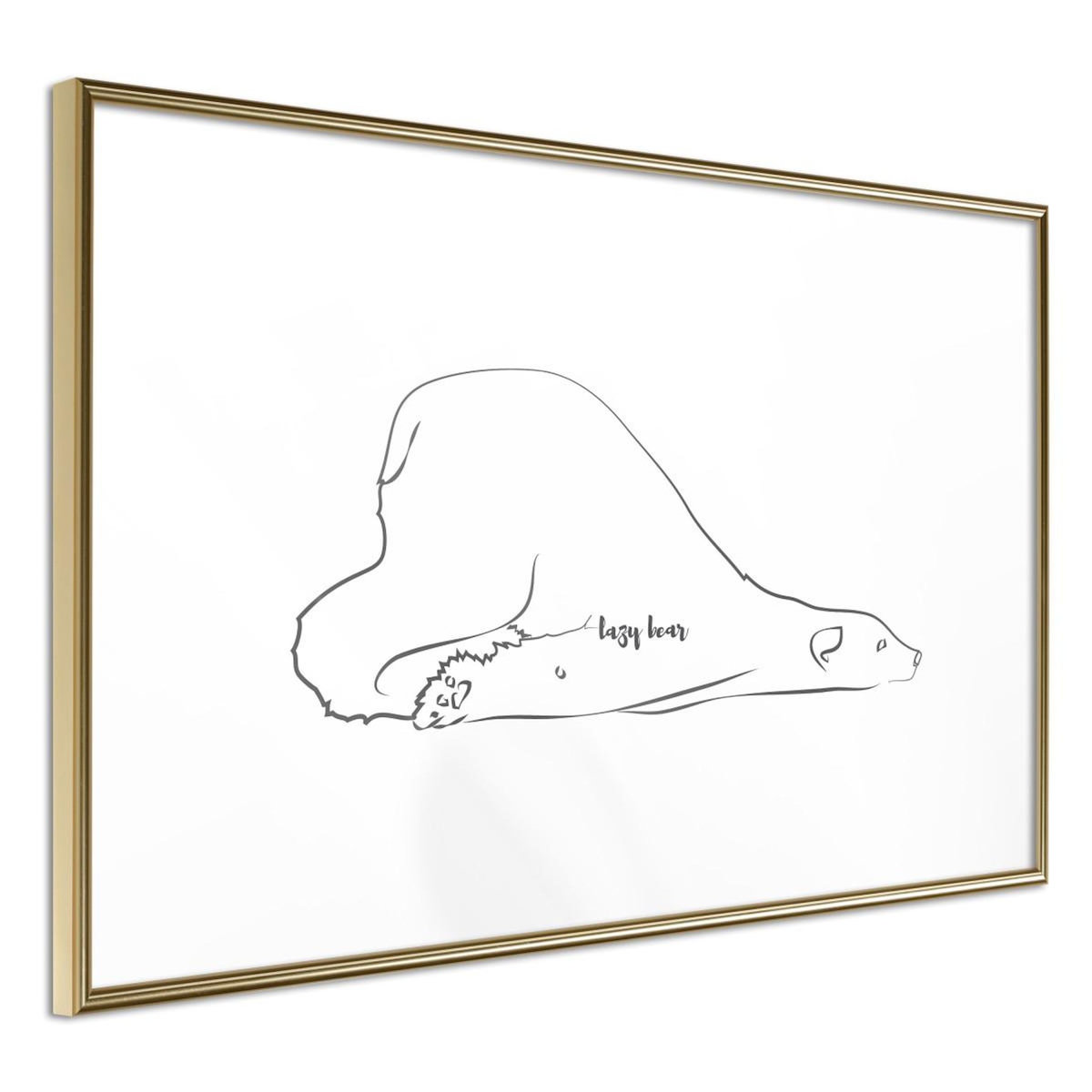 Paris Prix Affiche Murale Encadrée  Resting Polar Bear