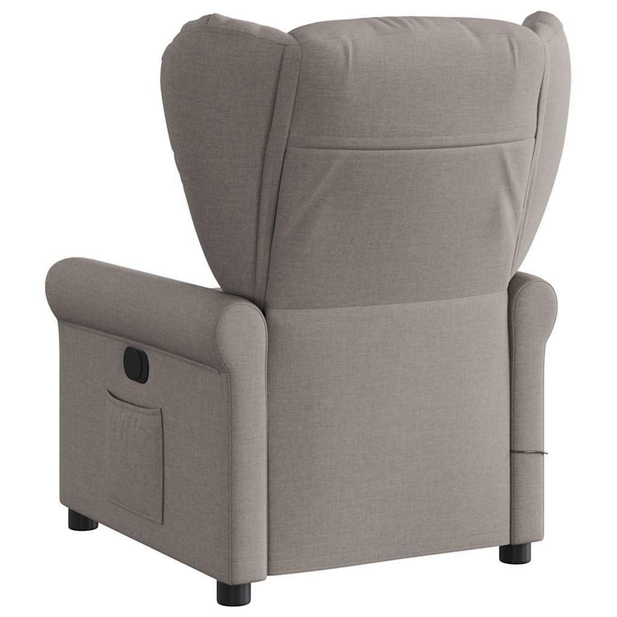 VIDAXL Fauteuil de massage inclinable Taupe Tissu
