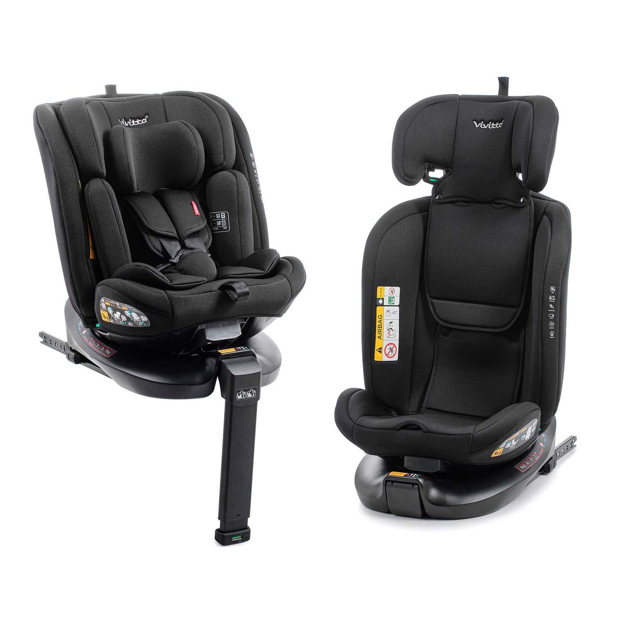 Voir la diapositive 5 : VIVITTA Siège auto jade ifix support leg 40-150 cm