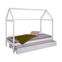 Voir la diapositive 4 : Paris Prix Lit Enfant Cabane  Sunny  90x200cm Blanc