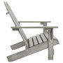 Voir la diapositive 3 : VIDAXL Chaise de jardin Adirondack 2 places bois de sapin massif gris