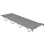 Voir la diapositive 2 : VIDAXL Lits de camping 2 pcs 180x60x19 cm Tissu Oxford et acier Gris