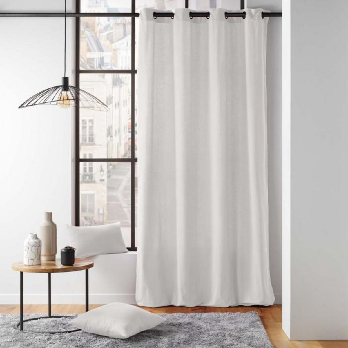 Paris Prix Rideau à Œillets  Twily  135x260cm Blanc