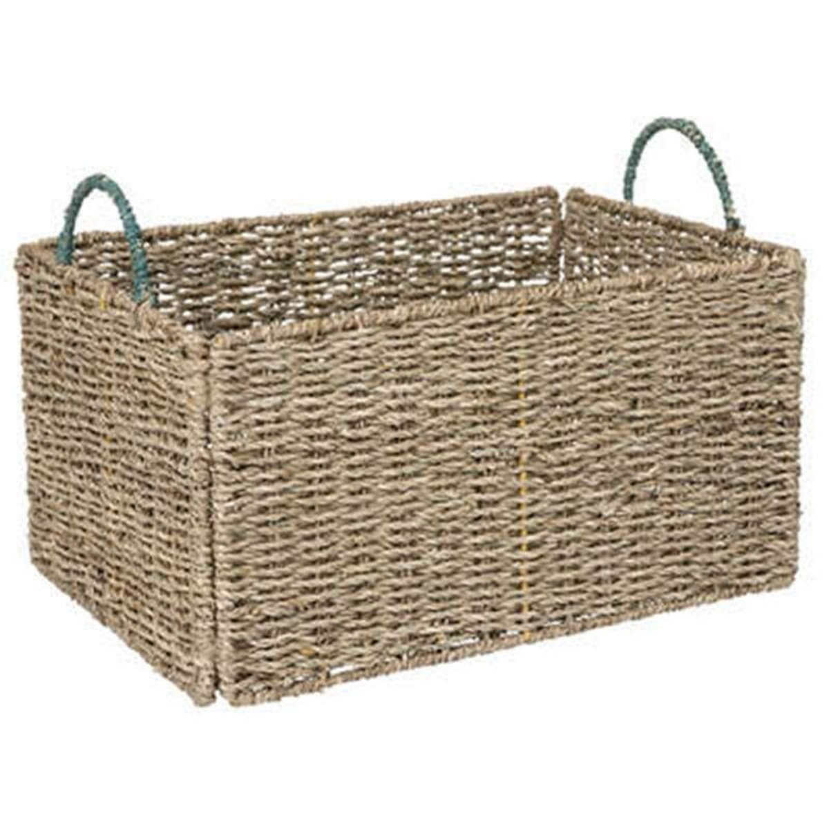 Lot de 3 Caisses Cagettes Déco  Palm  38cm Beige