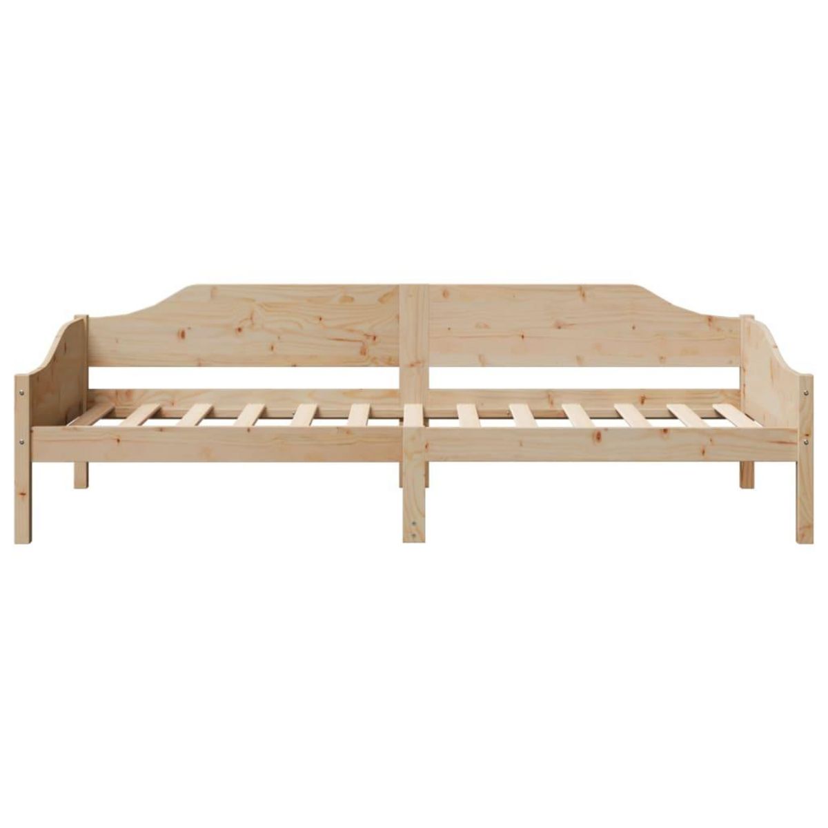 VIDAXL Cadre de lit sans matelas 80x200 cm bois massif de pin