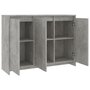 Voir la diapositive 5 : VIDAXL Buffet Gris béton 102x33x75 cm Bois d ingénierie
