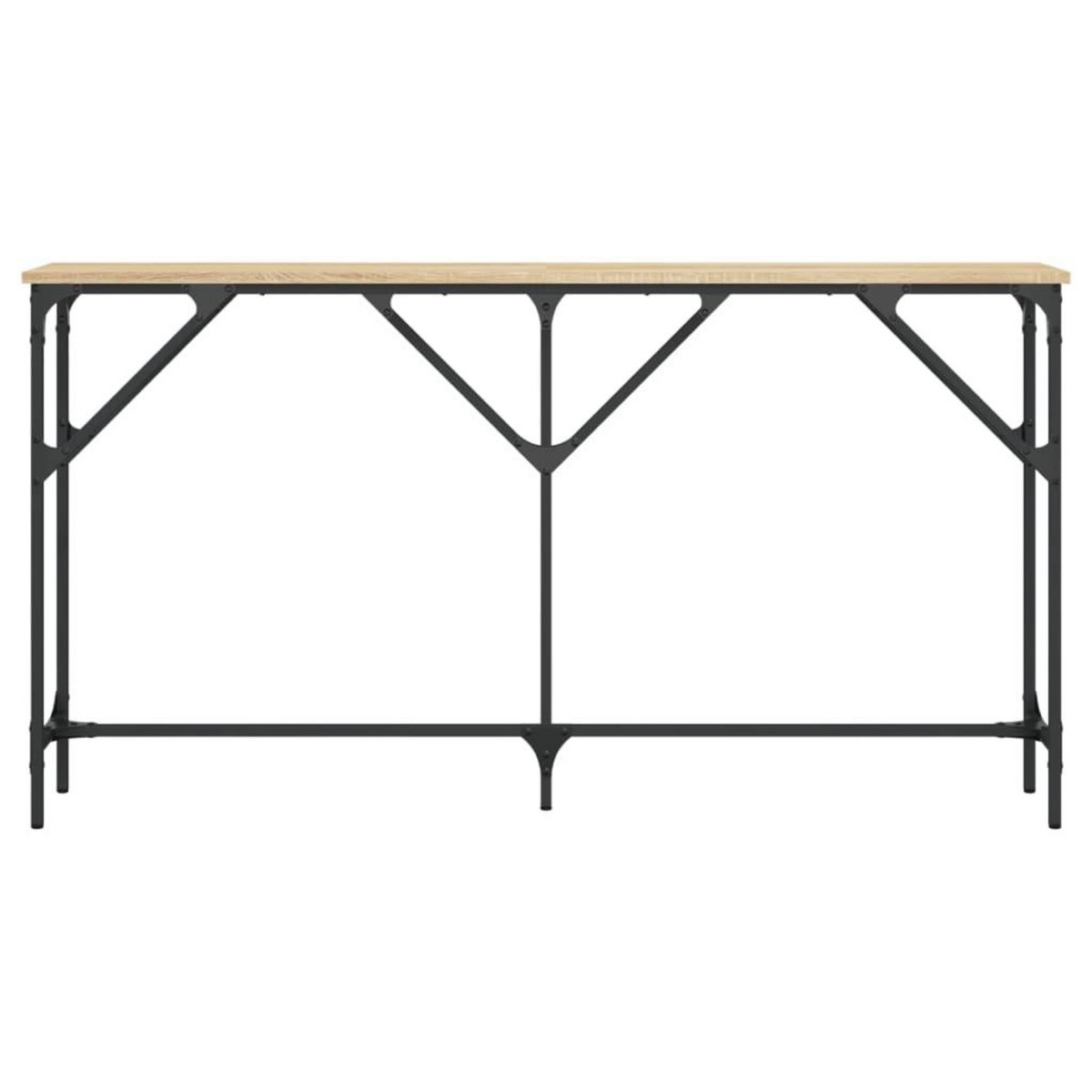 VIDAXL Table console chene sonoma 140x23x75 cm bois d'ingenierie