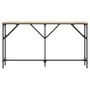 Voir la diapositive 4 : VIDAXL Table console chene sonoma 140x23x75 cm bois d'ingenierie