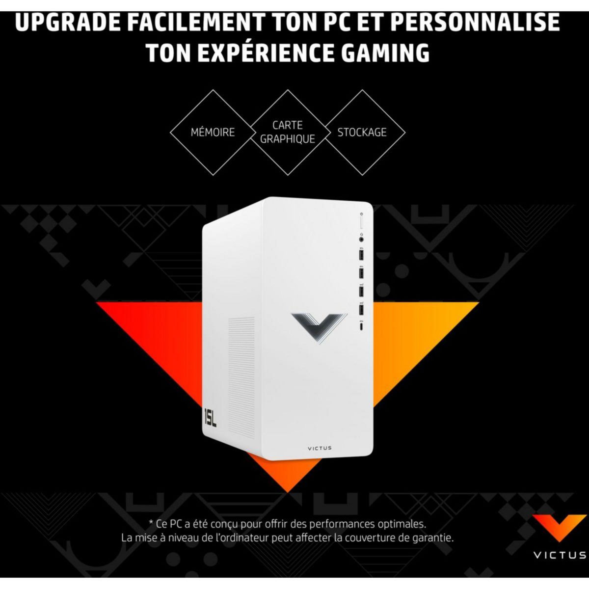 HP PC Gamer Victus TG02-0083nf SANS OS