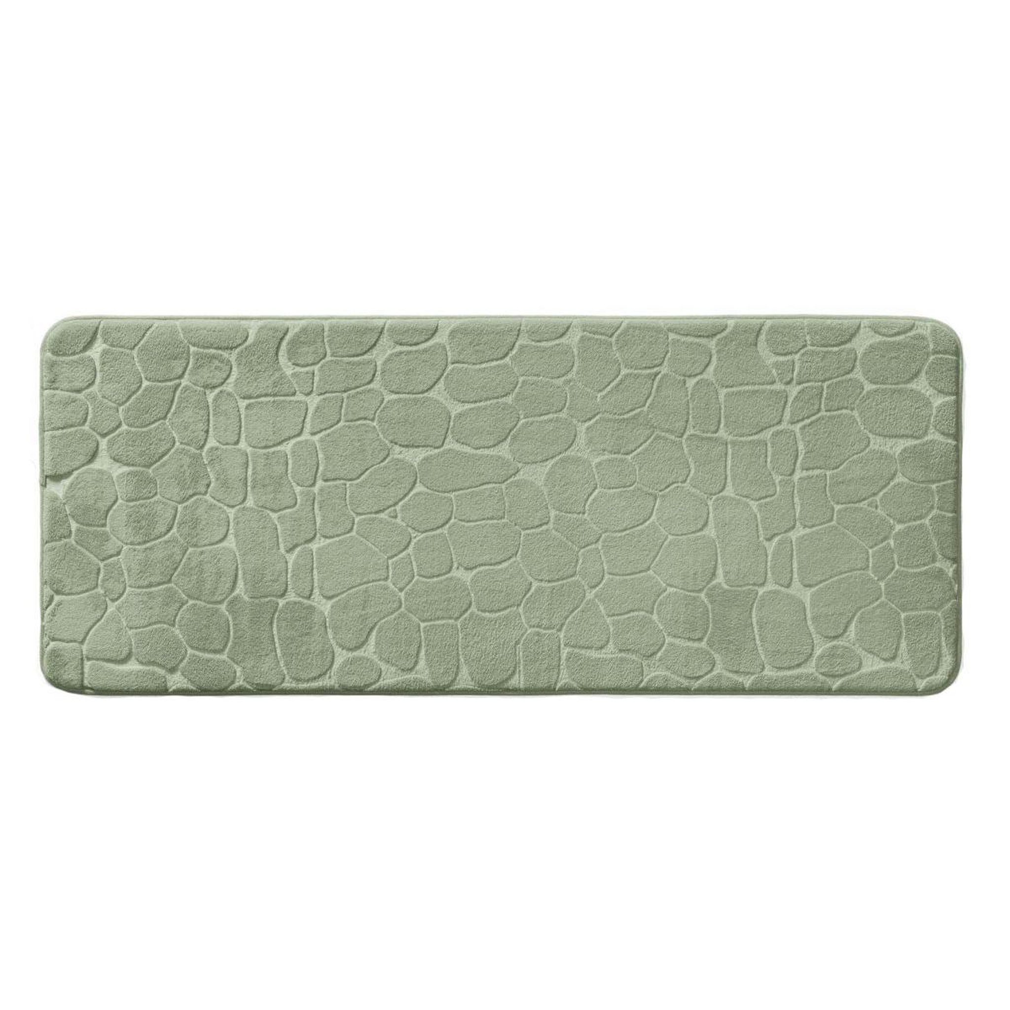 Douceur d'Intérieur Tapis de bain  ricochet  50x120cm sauge