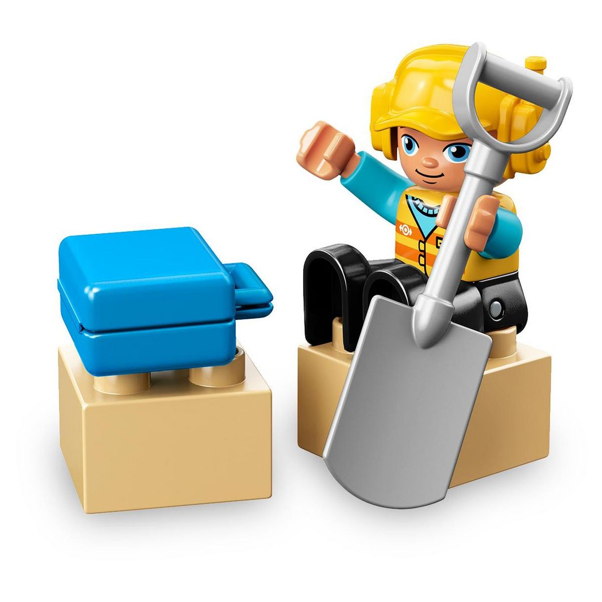 LEGO LEGO DUPLO Ma Ville 10872 Les Rails Et Le Pont Du Train, Jeu de Construction