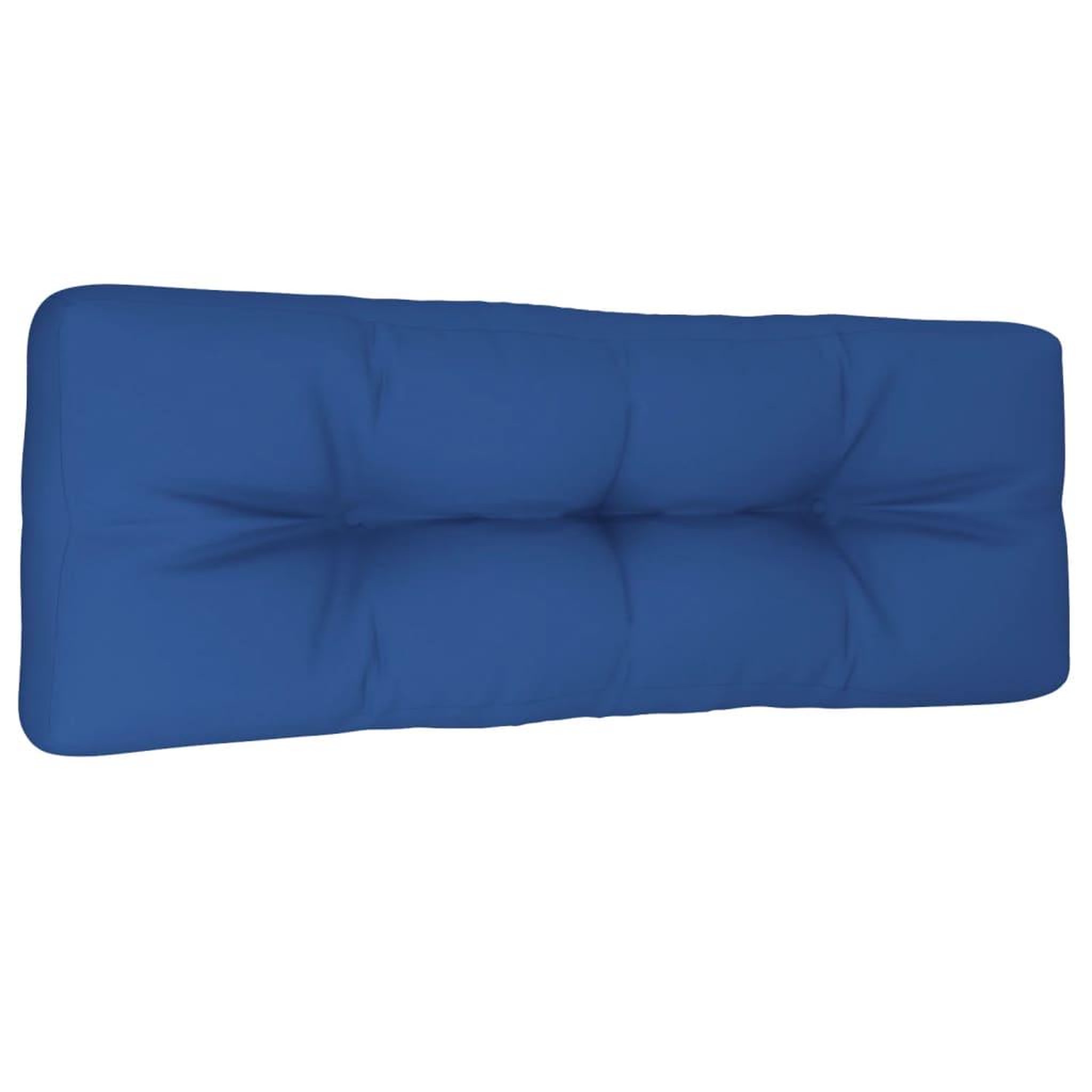Voir la diapositive 4 : VIDAXL Coussin de palette bleu royal 120x40x12 cm tissu