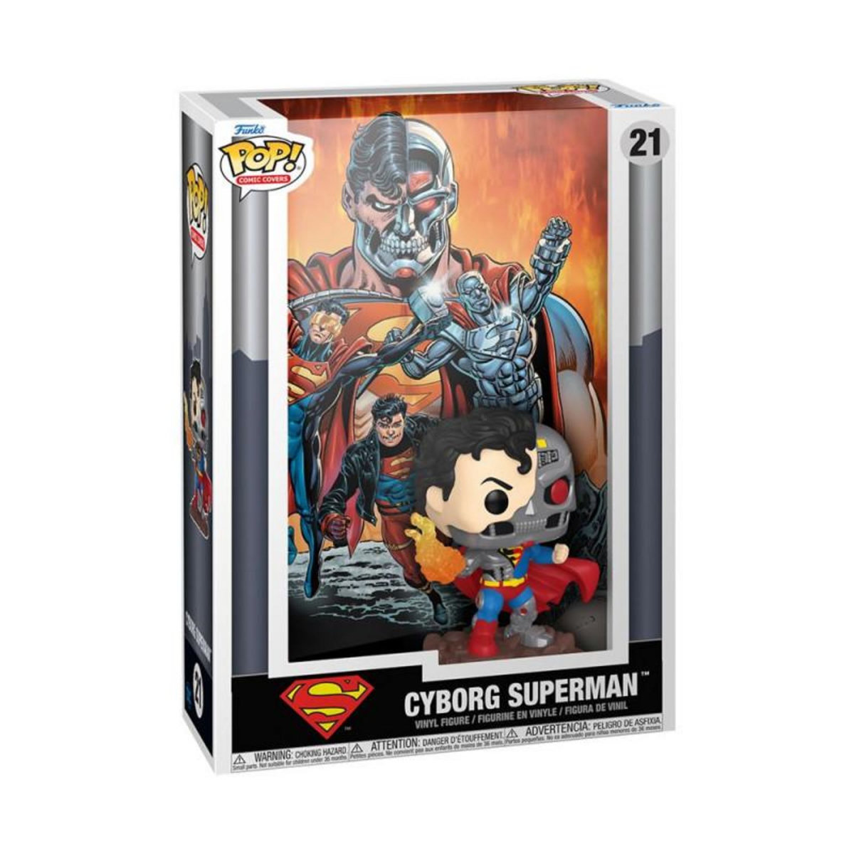 Funko Figurine Funko Pop Comic Cover DC Cyborg Superman