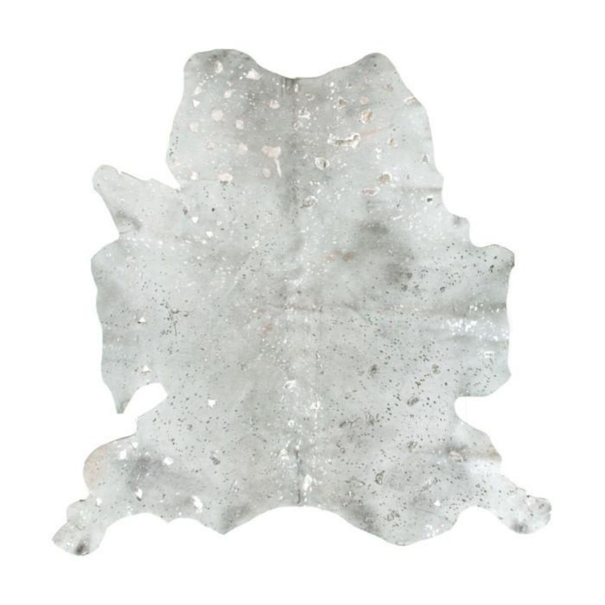 Paris Prix Tapis Peau de Vache  Fly  Gris & Argent
