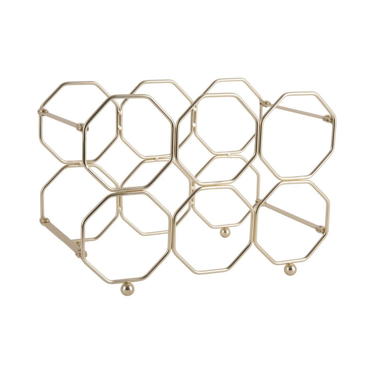 PRESENT TIME Range bouteille pliable design métal Honey