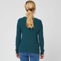 INEXTENSO Pull col rond vert femme