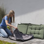 Voir la diapositive 4 : MADISON Madison Housse de coussins d'exterieur 125 x 32 x 50 cm Gris