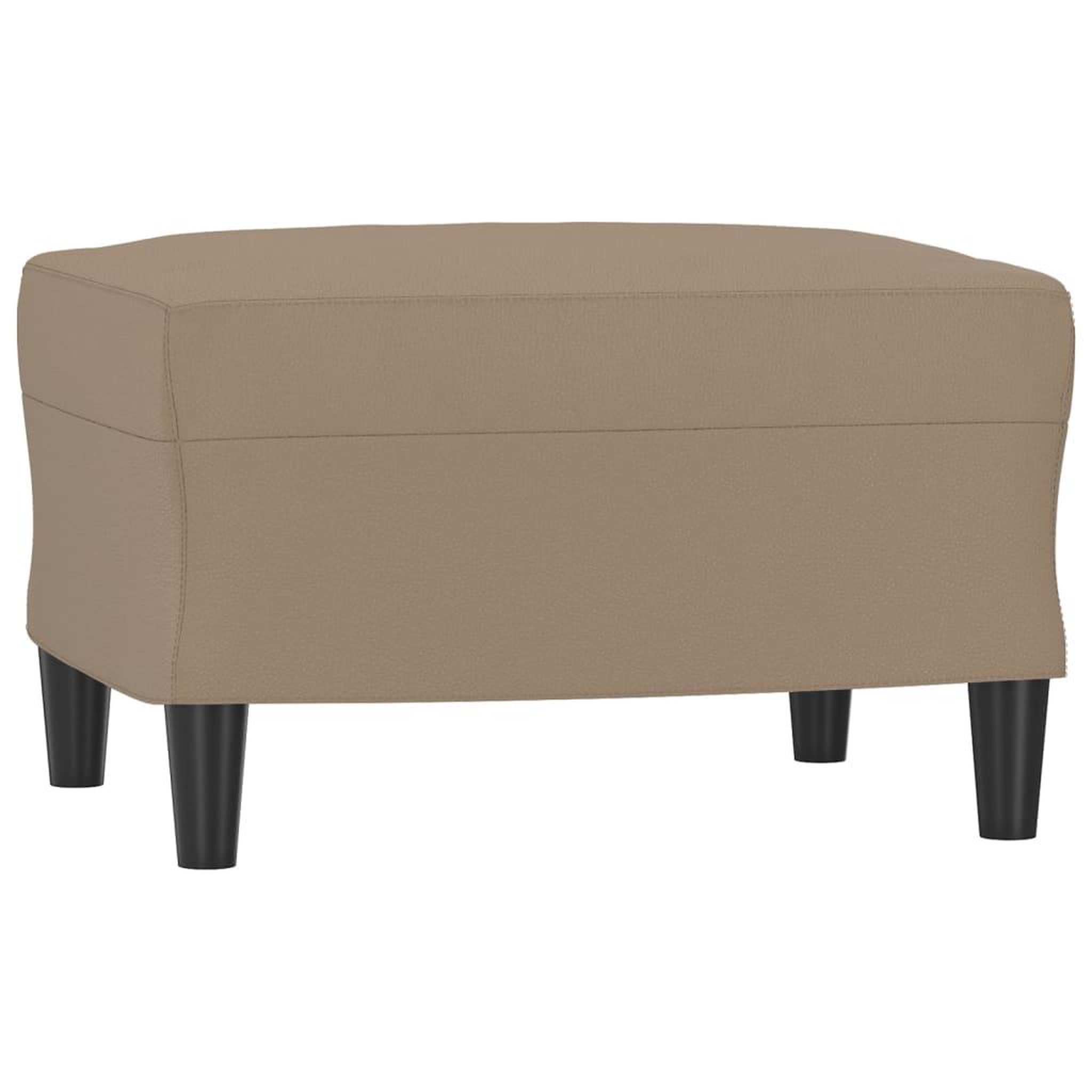 Voir la diapositive 5 : VIDAXL Ensemble de canapes 3 pcs avec coussins Cappuccino Similicuir