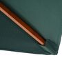Voir la diapositive 6 : OUTSUNNY Parasol rectangulaire inclinable bois polyester haute densité 2L x 1,5l x 2,3H m vert foncé