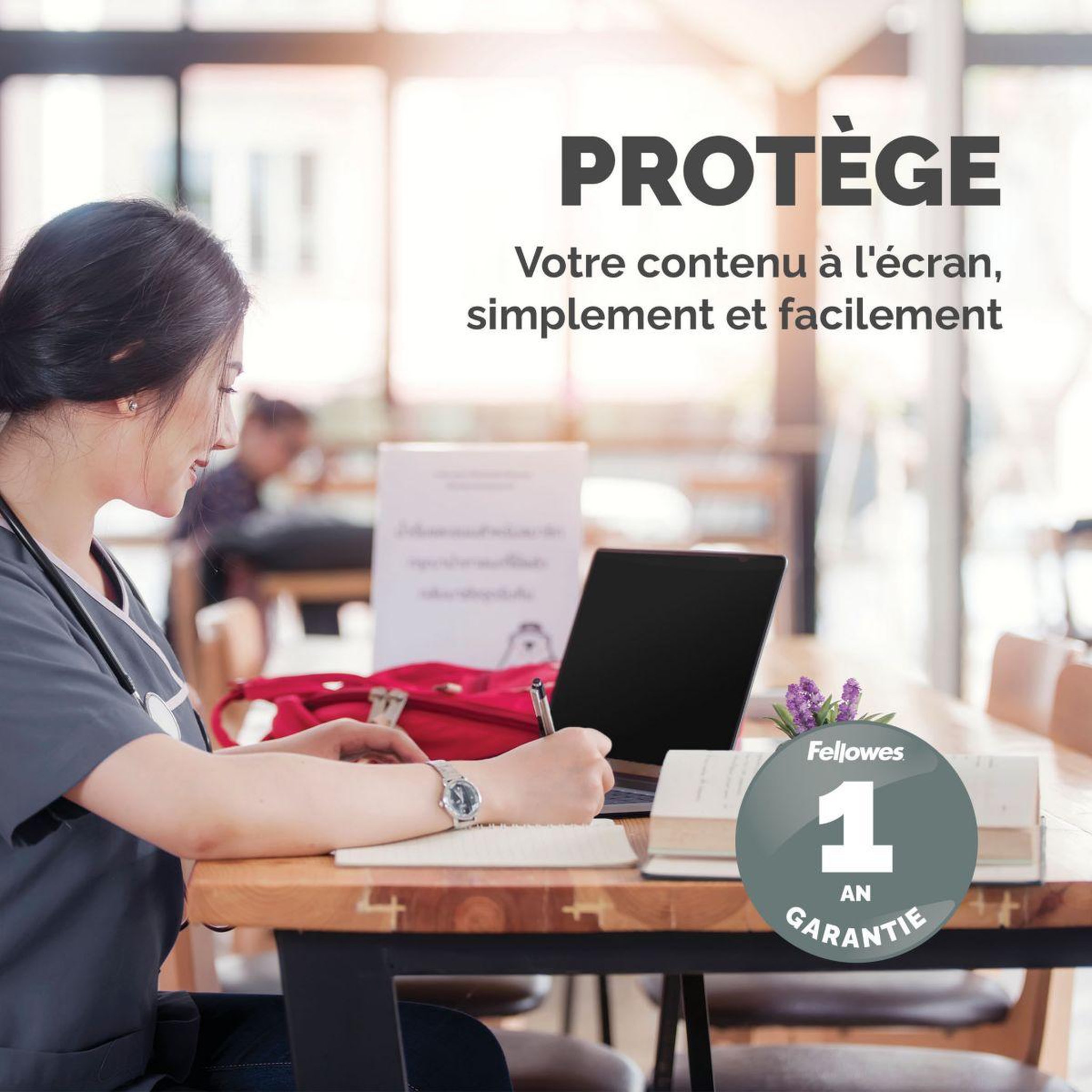 Voir la diapositive 2 : Fellowes Filtre de confidentialité de confidentialité écran15'6 pouces 16/9