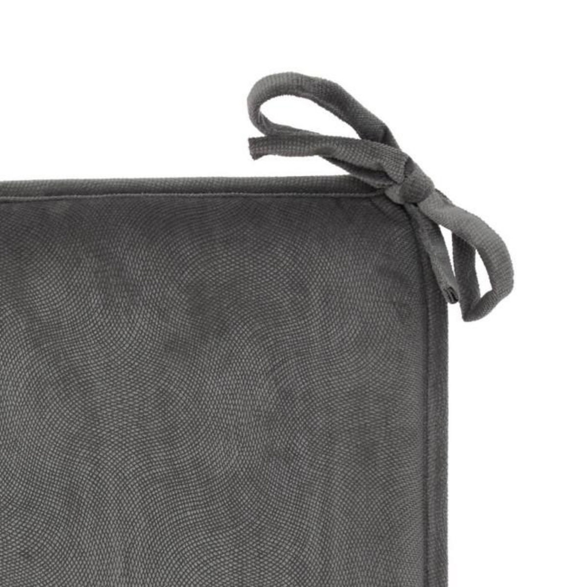 ATMOSPHERA Galette de Chaise Uni  Lilou  38x38cm Gris Foncé