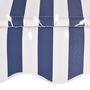 Voir la diapositive 5 : VIDAXL Auvent manuel retractable avec LED 150 cm Bleu et blanc