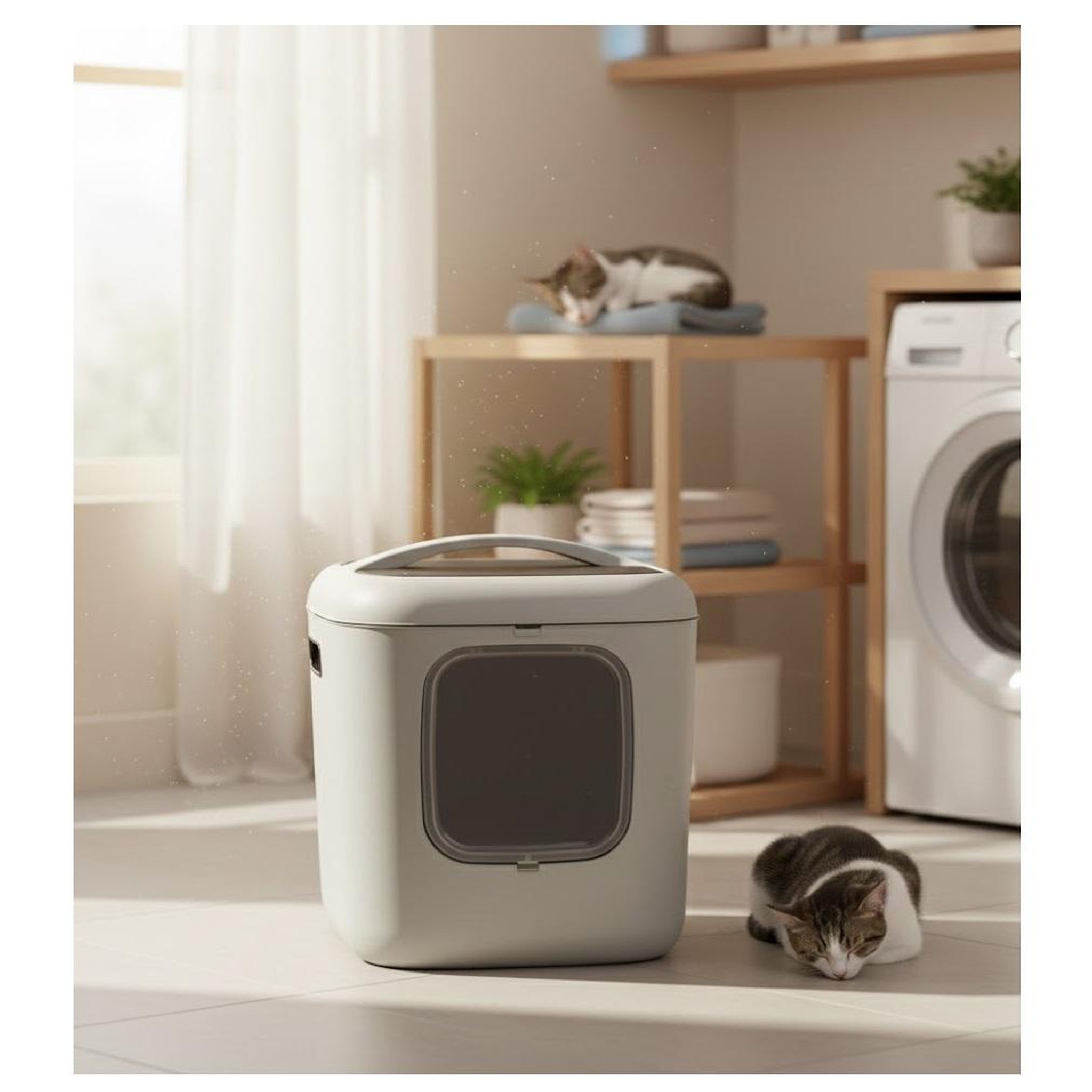 Voir la diapositive 3 : Eden Maison de toilette pour chat romy