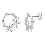 SC CRYSTAL Boucles d'oreilles fleurs par SC Crystal