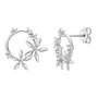 Voir la diapositive 1 : SC CRYSTAL Boucles d'oreilles fleurs par SC Crystal