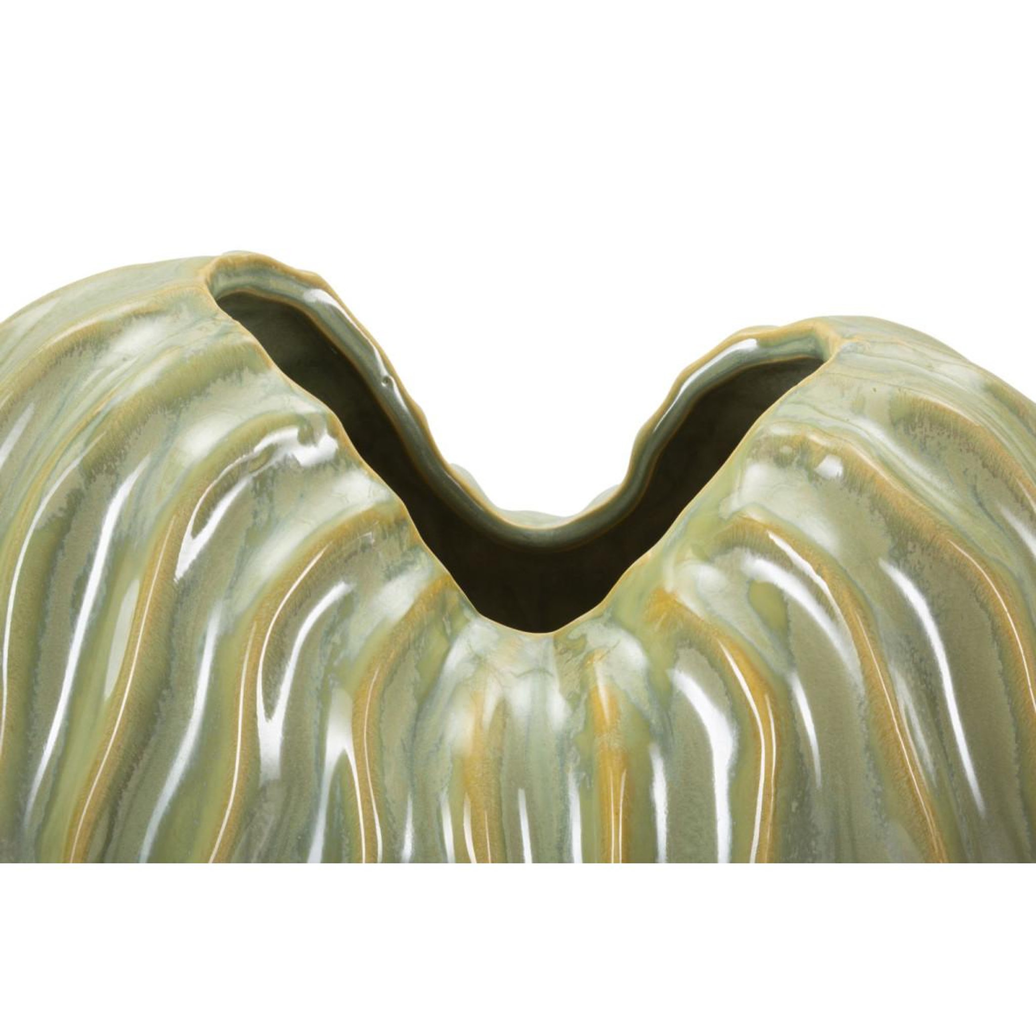 Voir la diapositive 4 : Paris Prix Vase en céramique  venice  39cm vert