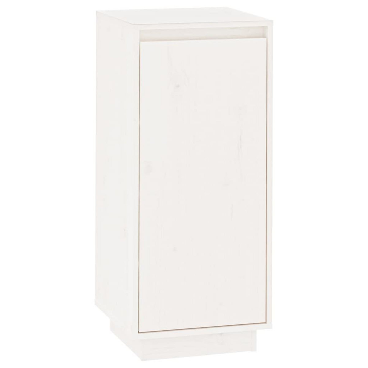 VIDAXL Armoire a chaussures Blanc 35x35x80 cm Bois de pin massif