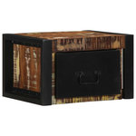VIDAXL Table de chevet multicolore 40x35x25 cm bois de recuperation