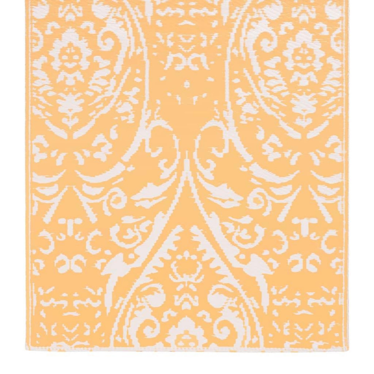 VIDAXL Tapis d'exterieur ARAKIL Orange et blanc 80x150 cm PP