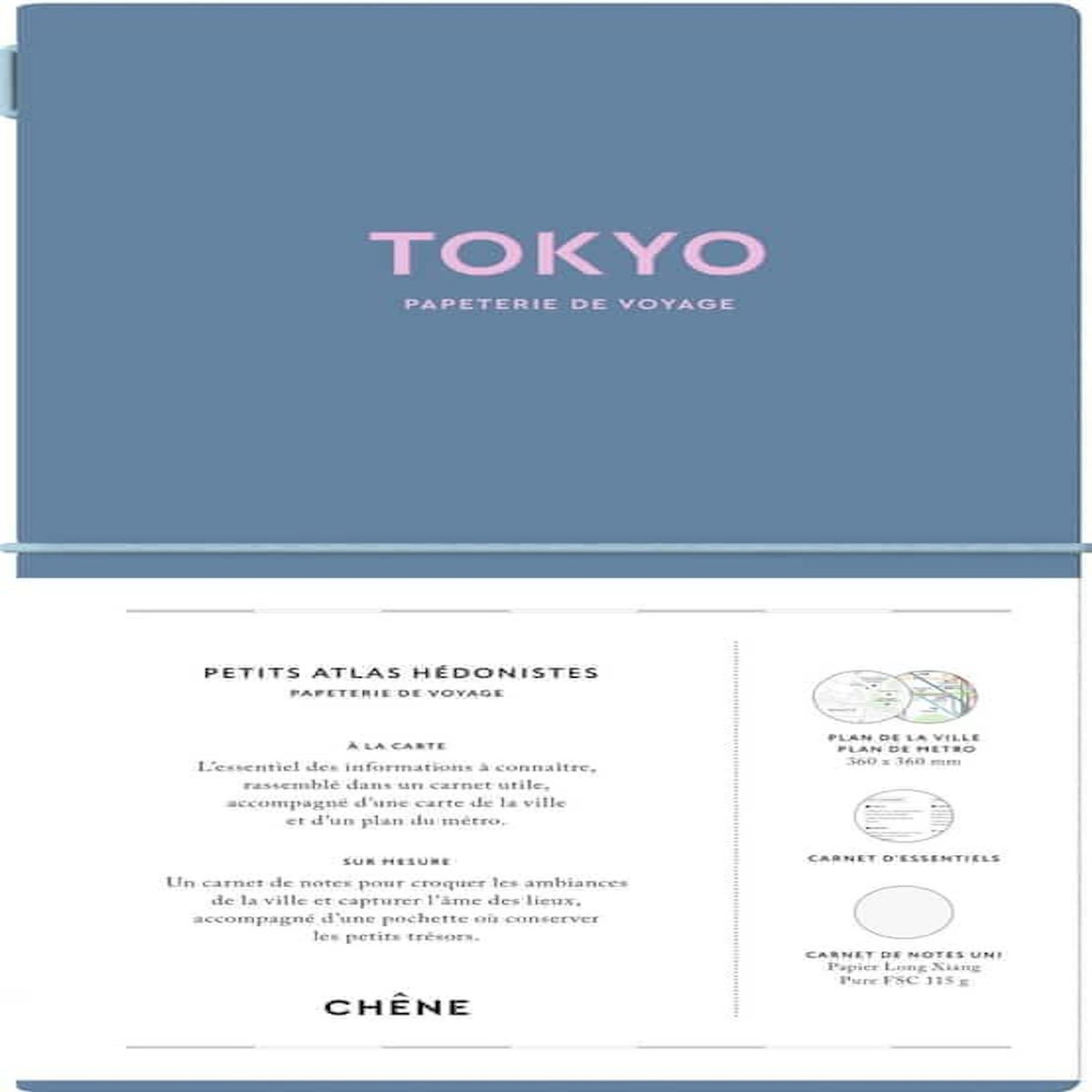 TOKYO. CARNET AVEC 1 POCHETTE A RABATS, 1 CARTE DE LA VILLE, 1 PLAN DU METRO, 1 CARNET D'ESSENTIELS, 1 CARNET DE NOTES, 1 PLANCHE DE STICKERS UTILES ET 1 PLANCHE DE STICKERS DECORATIFS, Cerovic Jug